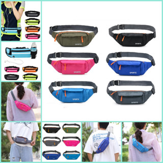 Ntvn thời trang nam túi đeo thắt lưng nhiều màu túi chạy bộ không thấm nước túi thắt lưng thể thao ngoài trời cưỡi điện thoại di động fanny pack túi tập thể dục oik