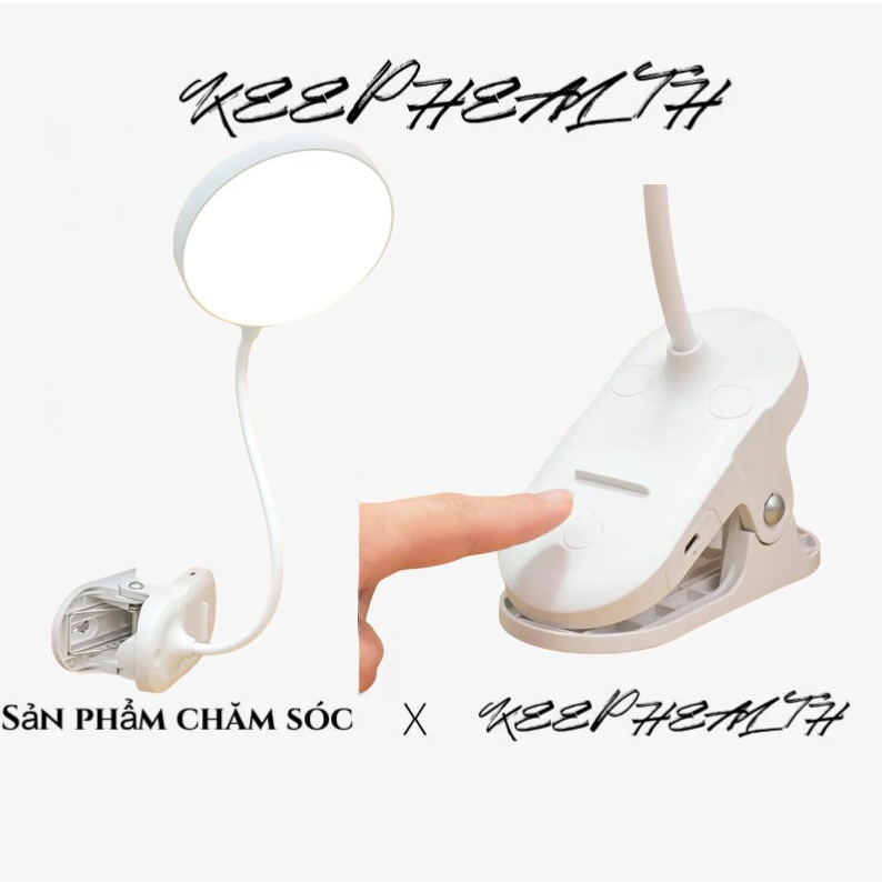 Đèn led Đọc Sách Dạng Kẹp Để Bàn Bảo Vệ Mắt