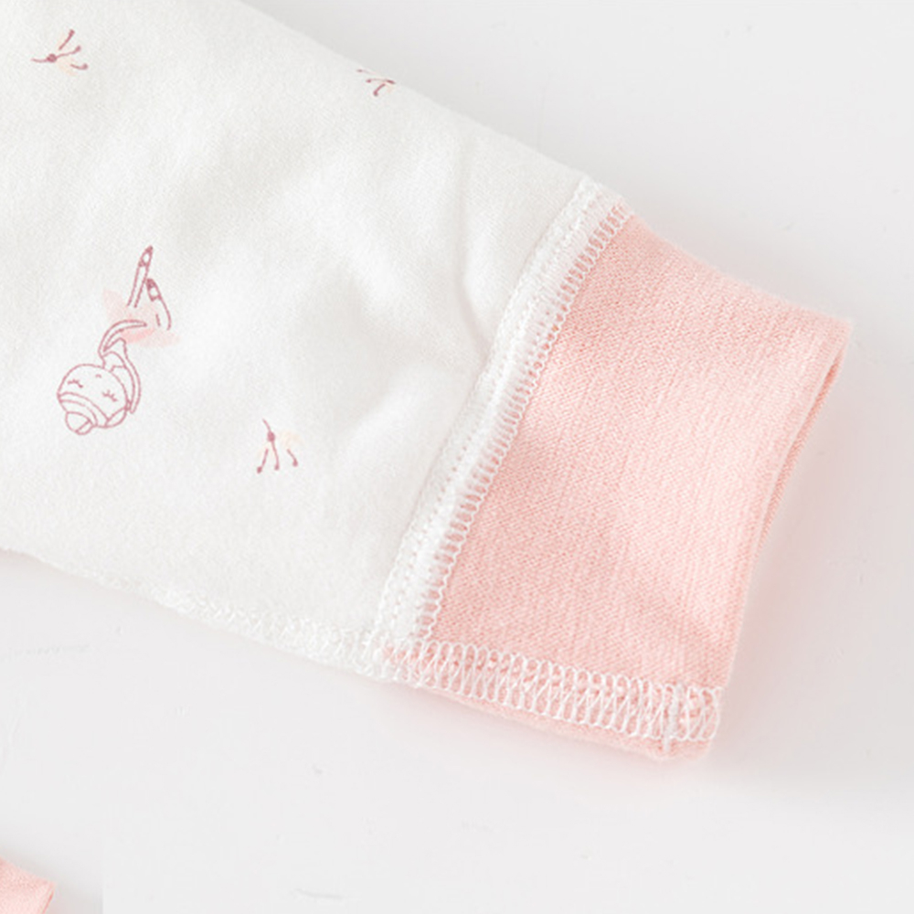 Bộ Áo Liền Quần cotton Chần Bông Thuần Khiết Tay Dài Phong Cách Hoạt Hình Thu Đông Dành Cho Trẻ Em