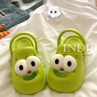 INDIE Dép nữ Dép sục cross nữ đế cao 2023 NEW thoải mái mềm mại mary jane B21H0KK