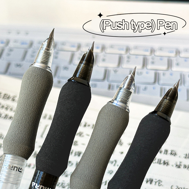 Bút Mực Đen Ngòi 0.5mm Phong Cách Tối Giản Hàn Quốc