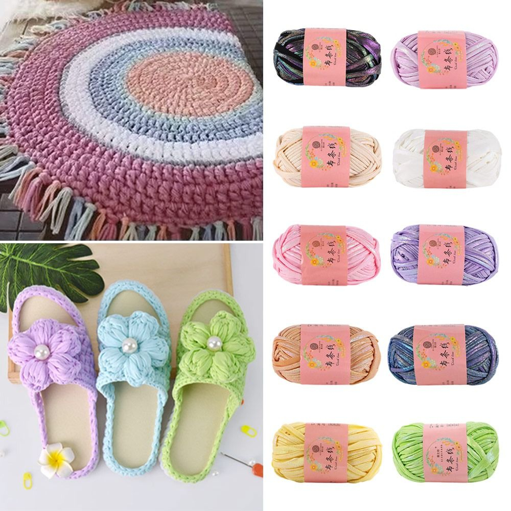 Gswltt Cuộn Len Móc Nhiều Màu Sắc Lấp Lánh