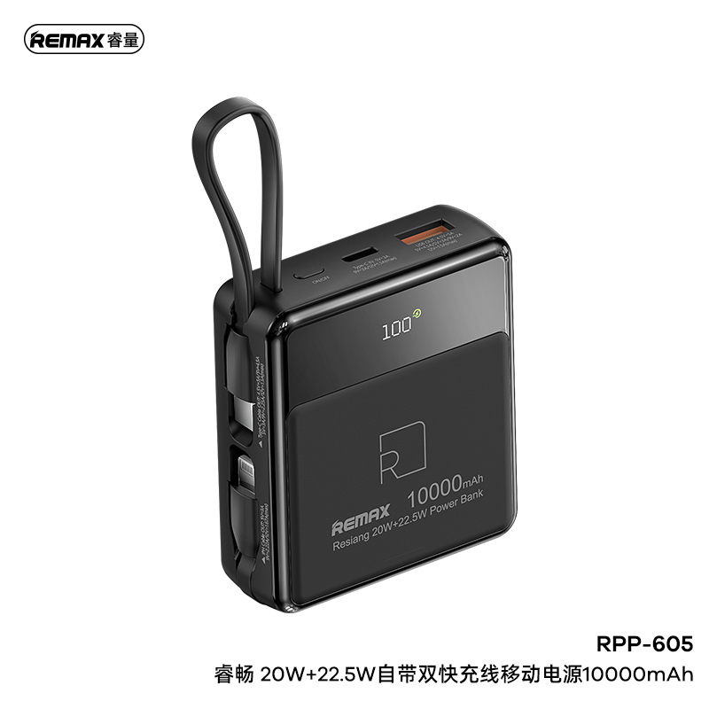 Remax Dây Cáp Sạc Nhanh 10000mah Tpa-605 20w + 22.5w