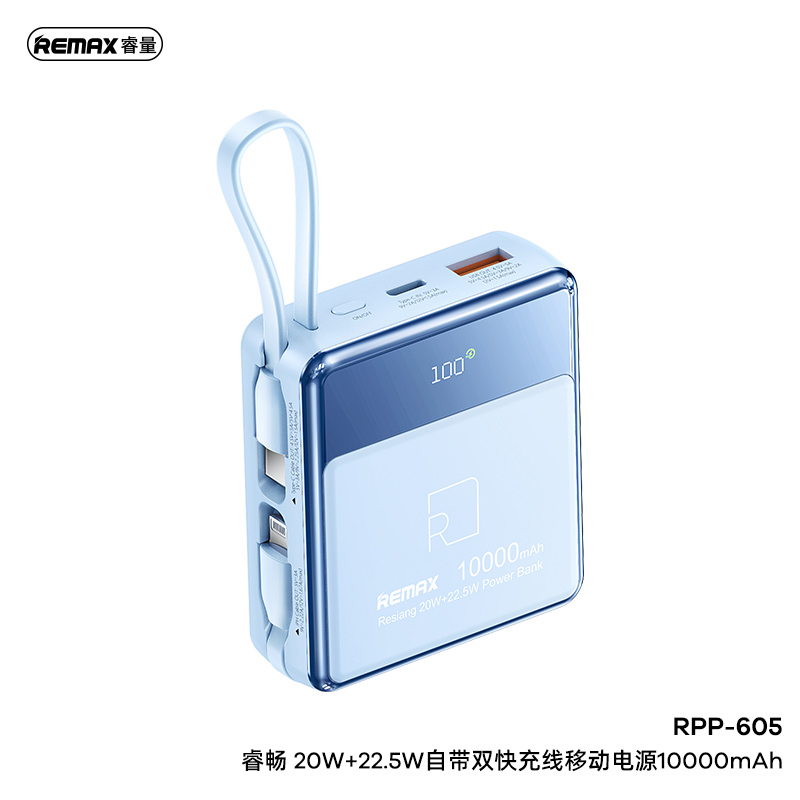 Remax Dây Cáp Sạc Nhanh 10000mah Tpa-605 20w + 22.5w
