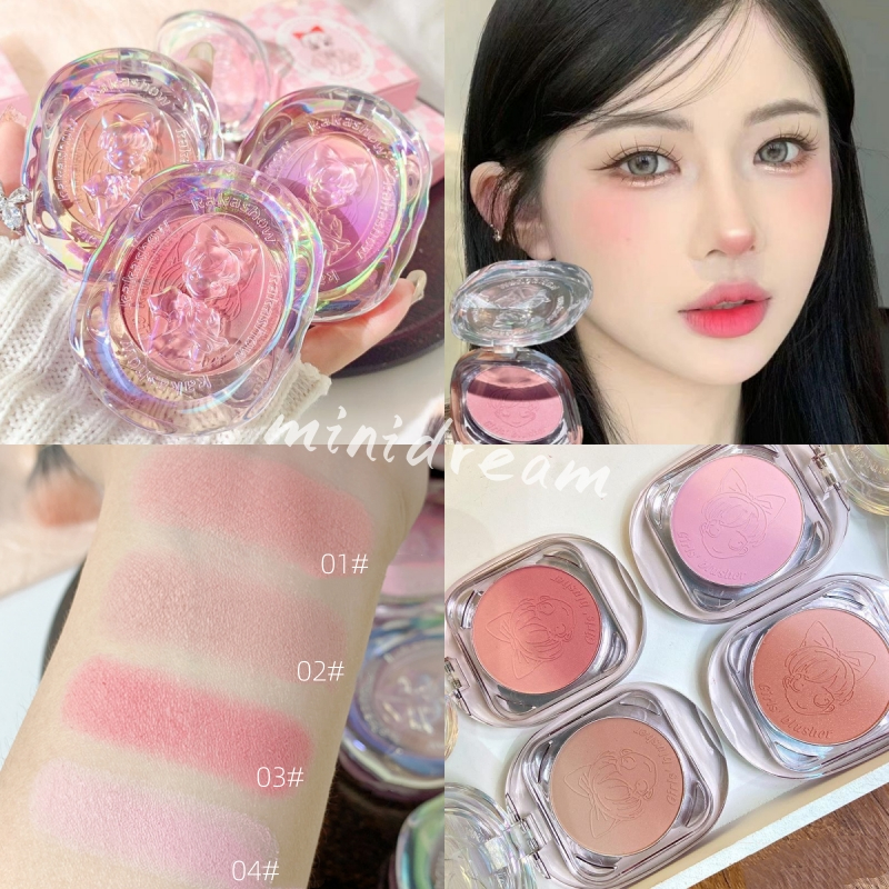 Phấn Má Hồng Kakashow  Lâu Trôi Màu Lì Và Mịn Màng Tự Nhiên Dễ Sử Dụng