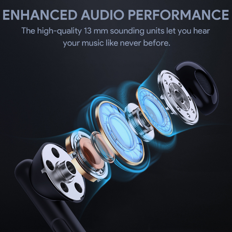 Tai Nghe Bluetooth 5.3 AUKEY EP-M2 TWS Kiểm soát cảm ứng 20 giờ & IPX4 10M 13mm