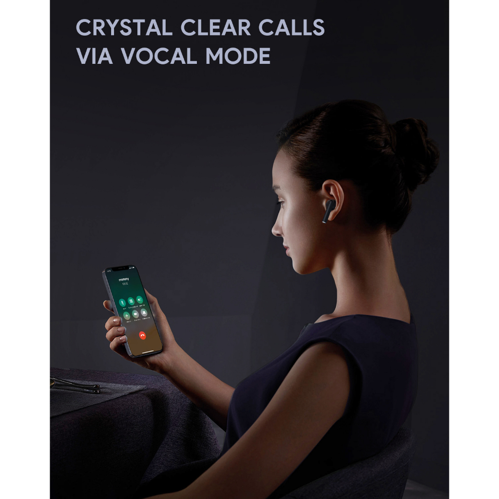 Tai Nghe Bluetooth 5.3 AUKEY EP-M2 TWS Kiểm soát cảm ứng 20 giờ & IPX4 10M 13mm