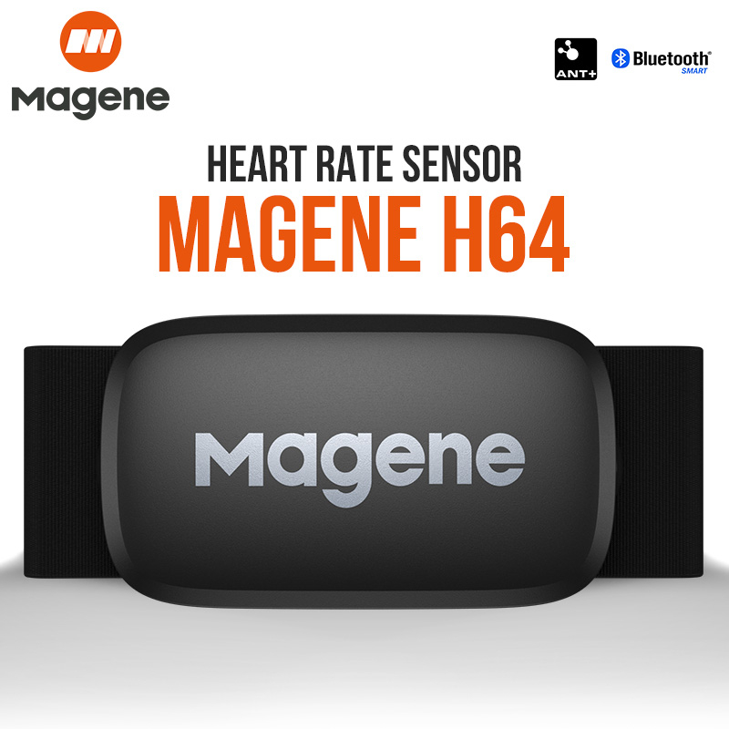 Dây Đeo Ngực Theo Dõi Nhịp Tim Magene H64 Chế Độ Kép Không Dây Bluetooth 4.0 Cho Xe Đạp Thể Thao