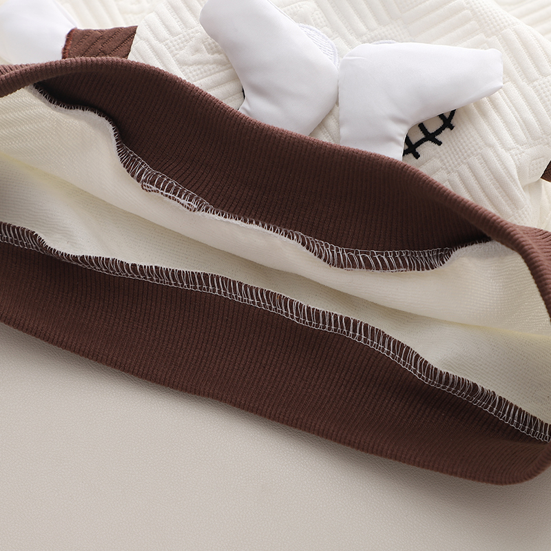 Set Áo Thun Tay Dài Cổ Tròn + Quần Dài Phong Cách Hàn Quốc Thời Trang Mùa Thu Cho Bé Trai / Gái Kích Thước 80-120cm