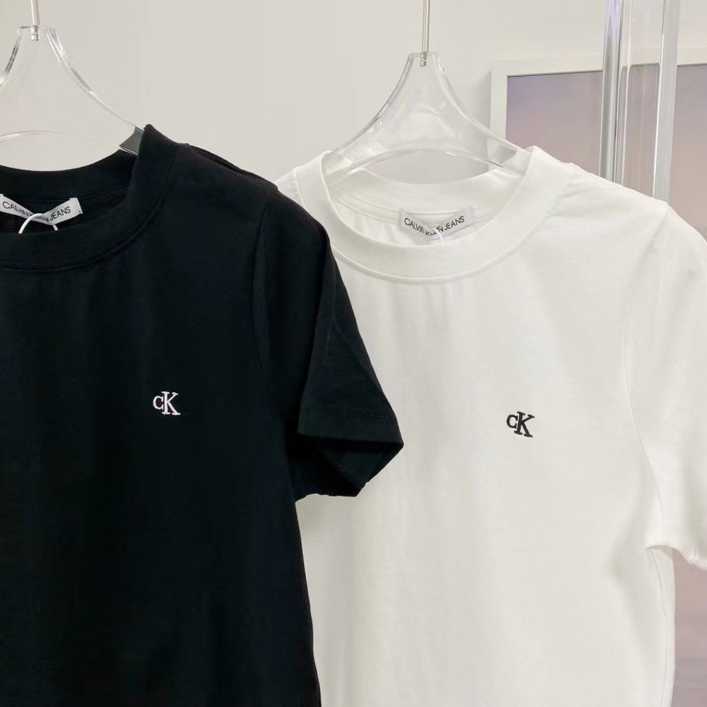 BTS Jung kook blackpink jennie CK Áo Thun Tay Ngắn Dáng Rộng Thời Trang Cho Cặp Đôi