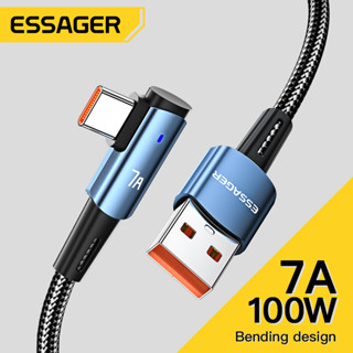  Dây cáp sạc nhanh Essager 7A USB sang Type C 7A 1m   2m   3m thích hợp cho Realme Haiwei Samsung OPPO VIVO Xiaomi 
