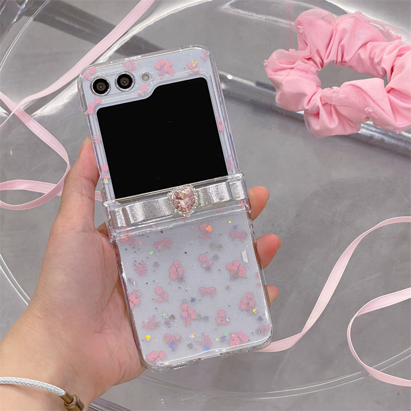 Ốp Điện Thoại Trong Suốt Chống Sốc Họa Tiết Hoạt Hình Cho samsung galaxy z flip 3 zflip 5 z flip4