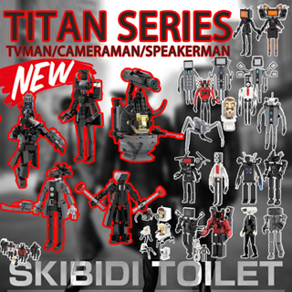 Skibidi toilet Đồ Chơi Lắp Ráp Speakerman Titan Cameraman Titan TVman