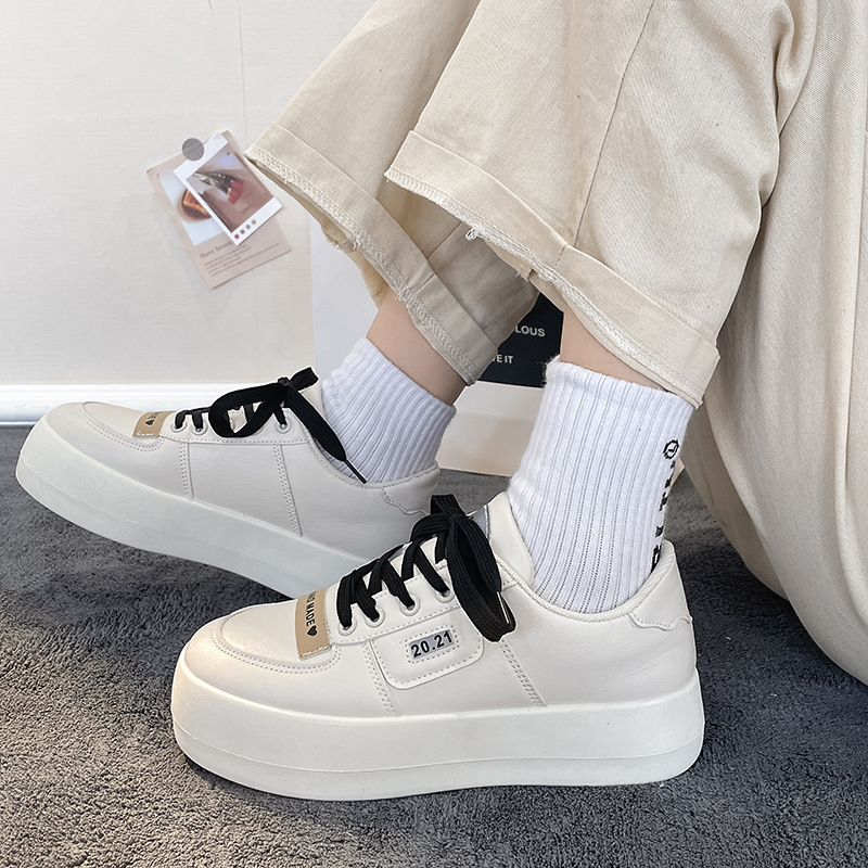 Giày Thể Thao Trắng Nhỏ Qiaoyon Đế Dày Thời Trang Cho Nữ