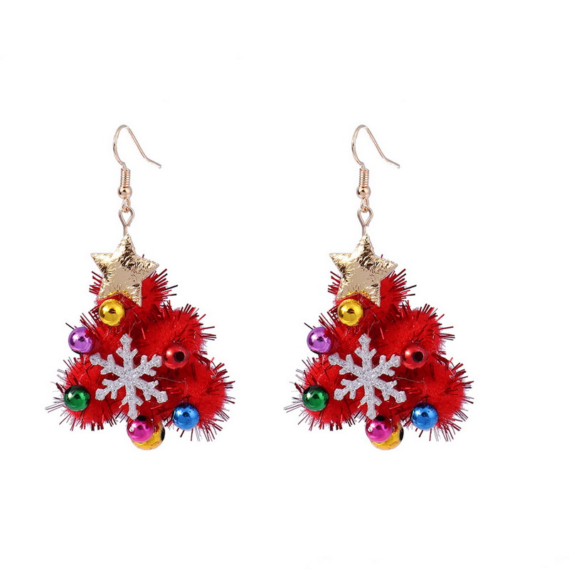 Khuyên Tai Hình Ông Già Noel Tuần Lộc Cây Thông Giáng Sinh Nhiều Màu Sắc Cho Nữ