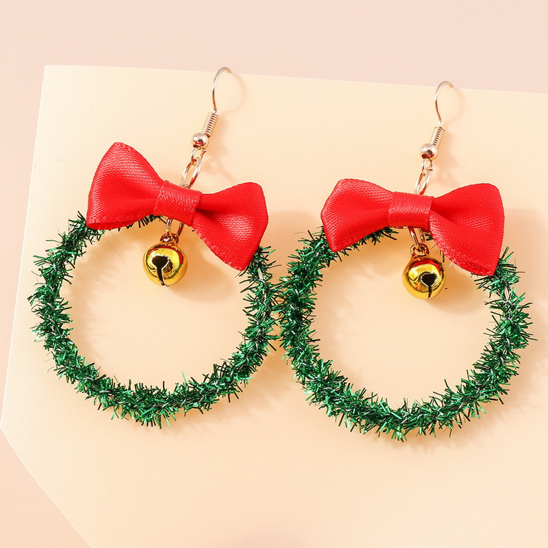 Khuyên Tai Hình Ông Già Noel Tuần Lộc Cây Thông Giáng Sinh Nhiều Màu Sắc Cho Nữ
