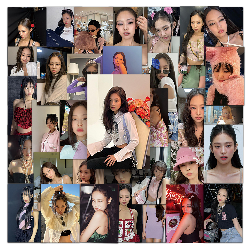 Bộ 100 / 50 Sticker Nhóm Nhạc Blackpink lisa jennie Ros jisoo