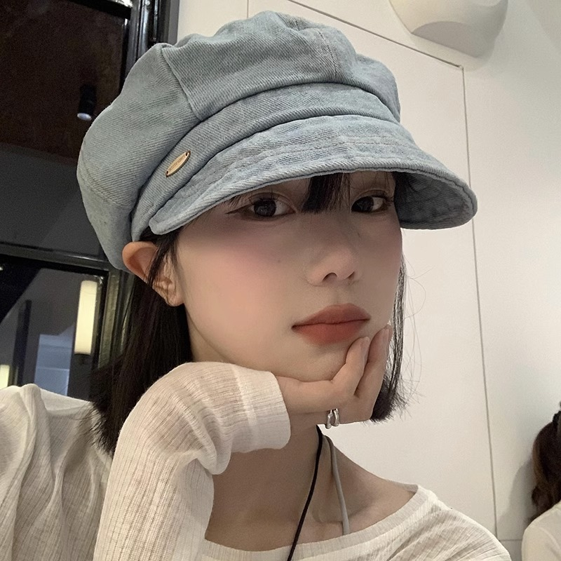 Mũ beret Phong Cách Cao Bồi Nhật Bản Thời Trang Xuân Thu Cho Nữ