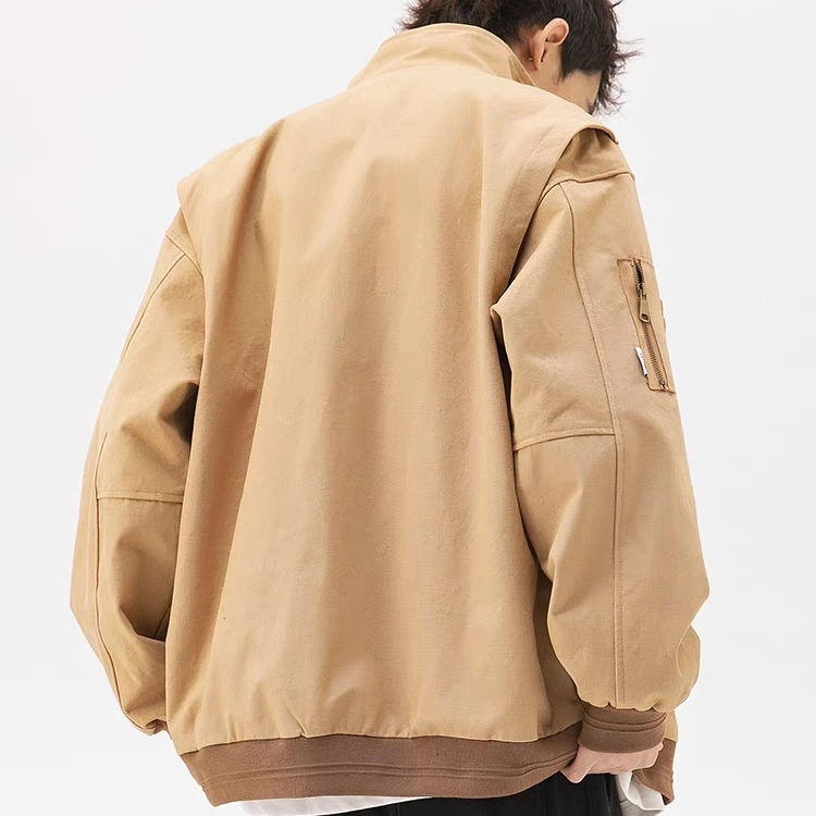 Esea Áo Khoác Tay Dài Thêu Họa Tiết Đơn Giản Phong Cách harajuku Nhật Bản Thời Trang Xuân Thu Dành Cho Nam Và Nữ