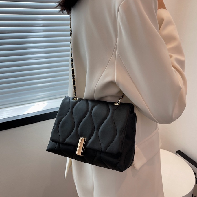 Túi Đeo Chéo Hình Vuông Nhỏ Màu Trơn Thêu Họa Tiết Thời Trang 2023 Phong Cách vintage Dành Cho Nữ