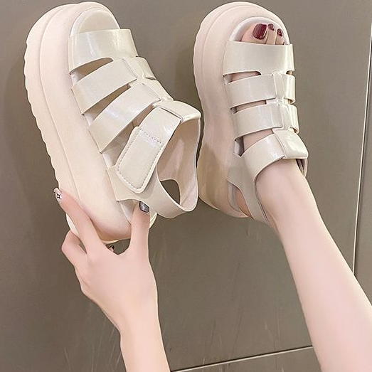 C＆S  Dép sandal nữ Hở Ngón Đế Dày Có Quai Cài 2023NEW Mùa hè Kiểu Dáng Thời Trang B98G1PZ 35Z230829