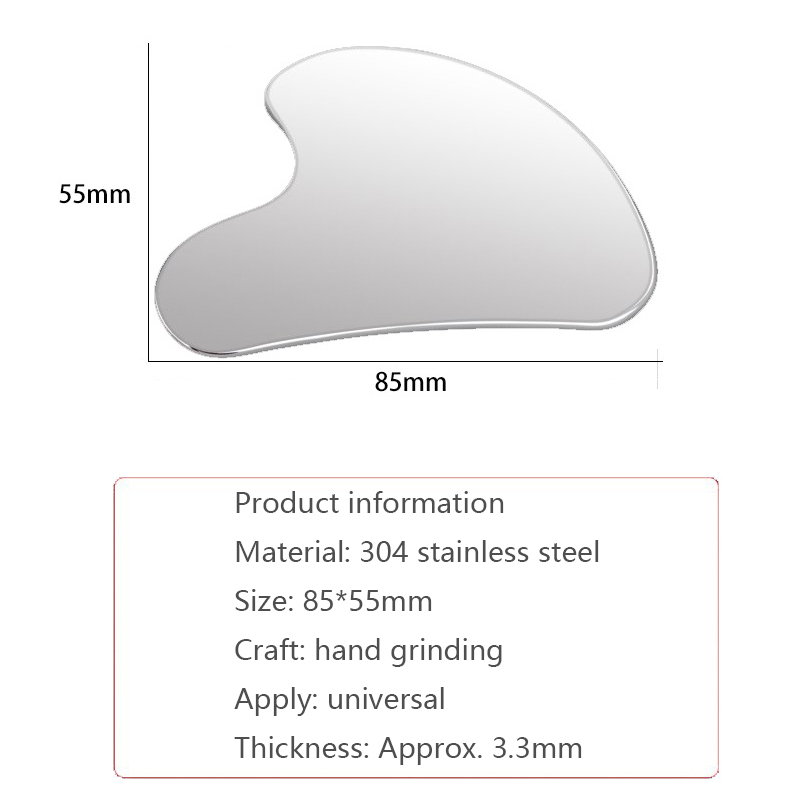 Gua sha Tấm Mát Xa Cơ Bắp Bằng Thép Không Gỉ Hình Trái Tim Giúp Thư Giãn