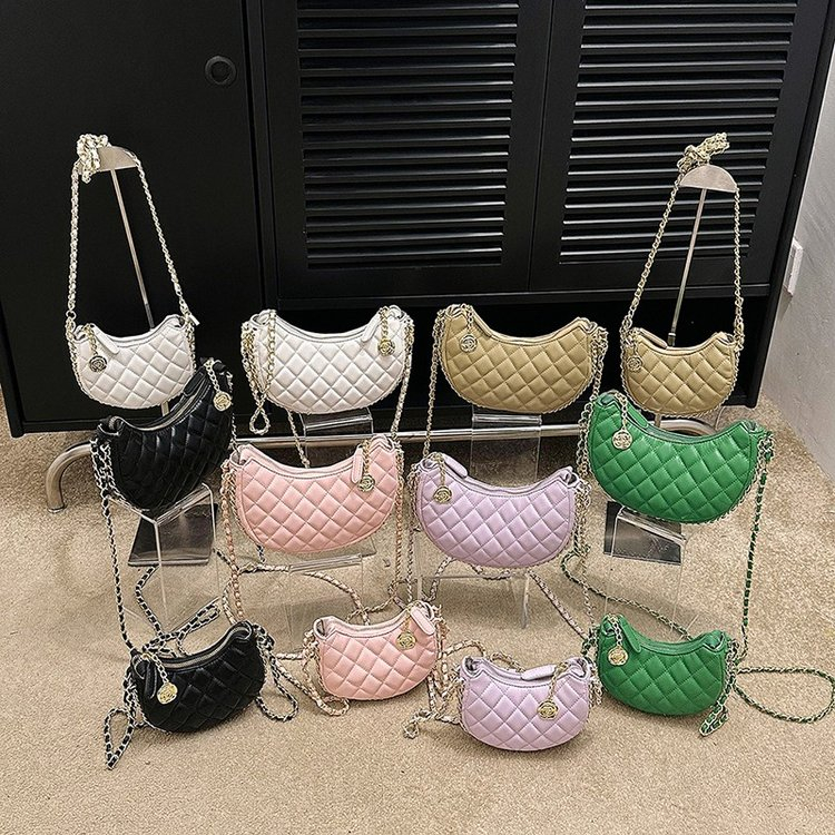 Túi Đeo Chéo Denim Quai Xích Thời Trang Mùa Hè 2023 Phong Cách Mới Cho Nữ