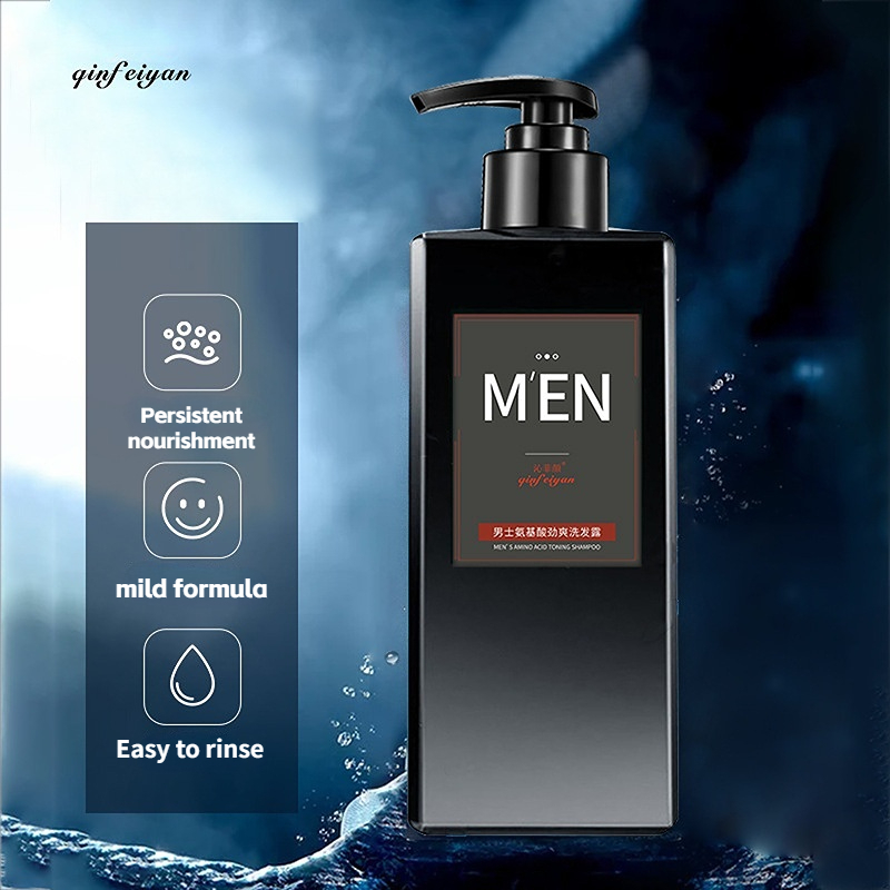 Bộ Dầu Gội Đầu Hương Thơm Tươi Mát Kiềm Dầu Lâu Trôi Loại Bỏ Gàu Cho Nam Giới