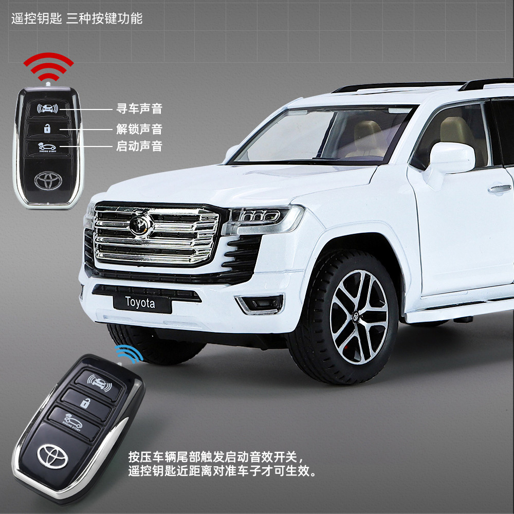 Xe Ô Tô toyota land cruiser Đồ Chơi Tỉ Lệ 1 / 24