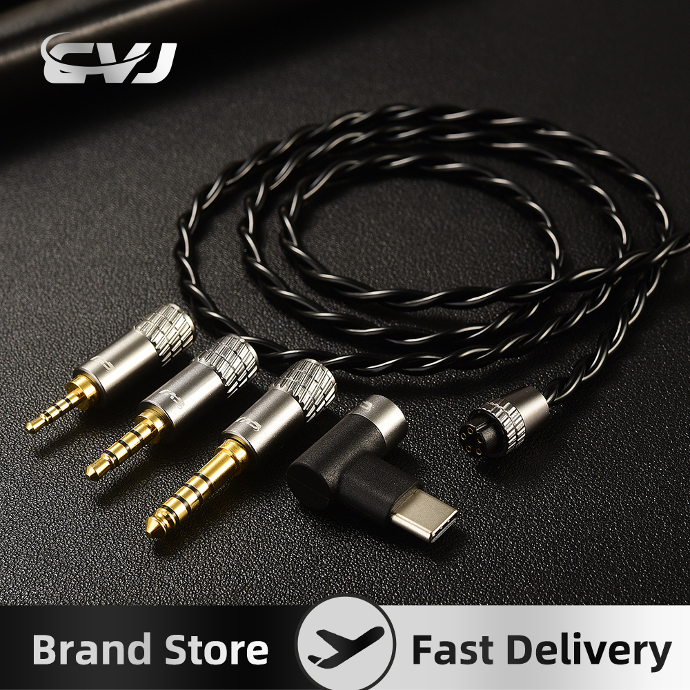 Dây Cáp Âm Thanh cvj hato Type c Đầu Cắm 3.5mm 0.75 0.78Mmcx Dùng Để Chơi game