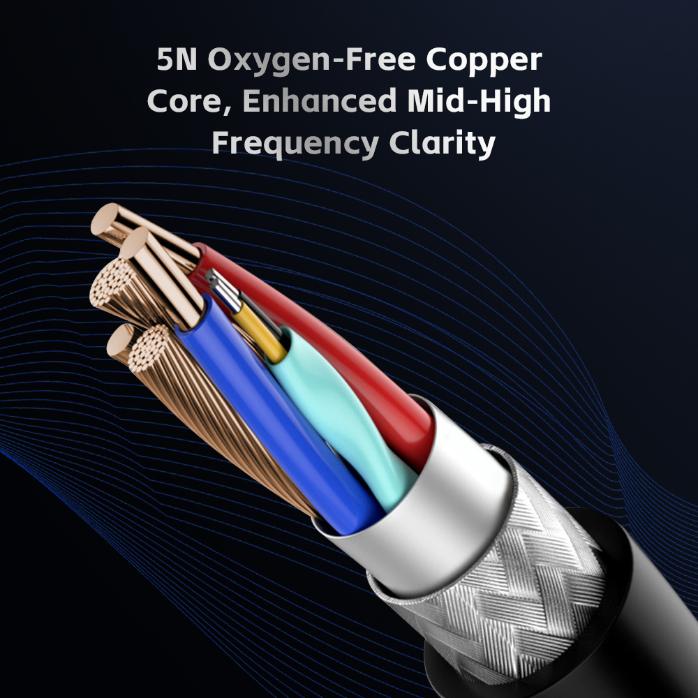 Dây Cáp Âm Thanh cvj hato Type c Đầu Cắm 3.5mm 0.75 0.78Mmcx Dùng Để Chơi game