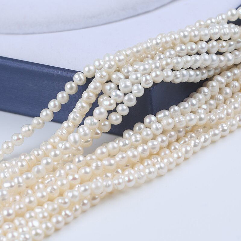 Dây Ngọc Trai 20cm 4-5mm Làm Trang Sức