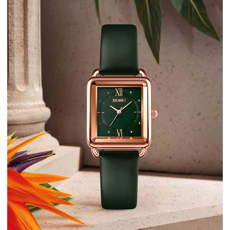 Skmei Đồng Hồ quartz Mặt Vuông Chống Thấm Nước 1702