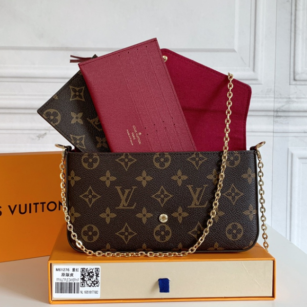 Louis vuitton Túi Xách Da Đeo Chéo m61276 felicie Thời Trang Sang Trọng