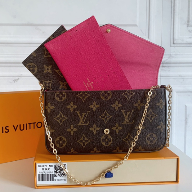 Louis vuitton Túi Xách Da Đeo Chéo m61276 felicie Thời Trang Sang Trọng
