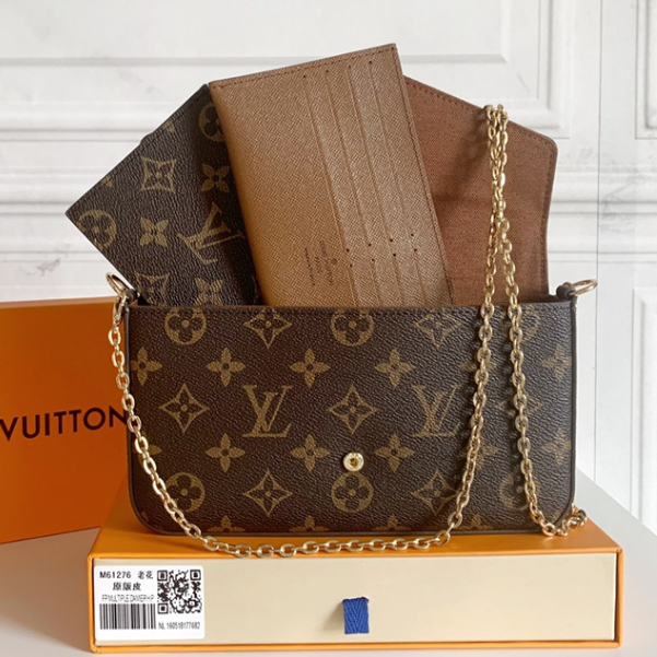 Louis vuitton Túi Xách Da Đeo Chéo m61276 felicie Thời Trang Sang Trọng