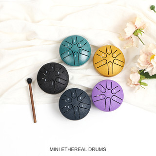 Trống Nhỏ 3 inch 6 Nốt Nhạc Và Trống mini Cho Bé
