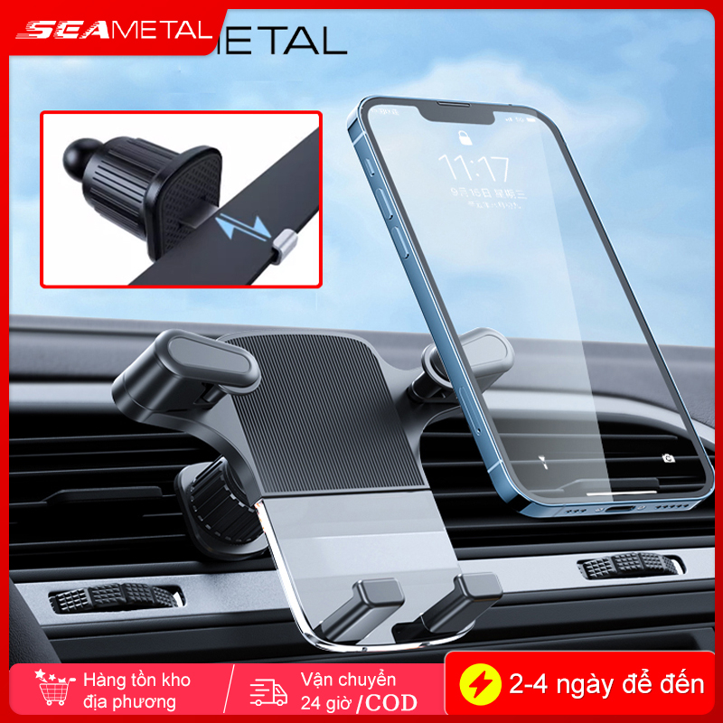 Giá đỡ điện thoại trên ô tô SEAMETAL thông minh chống sốc chống trượt