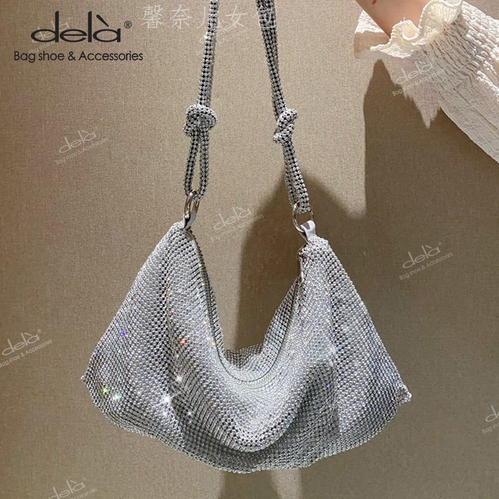 Dela Túi Xách Đính Kim Sa Lấp Lánh Thời Trang