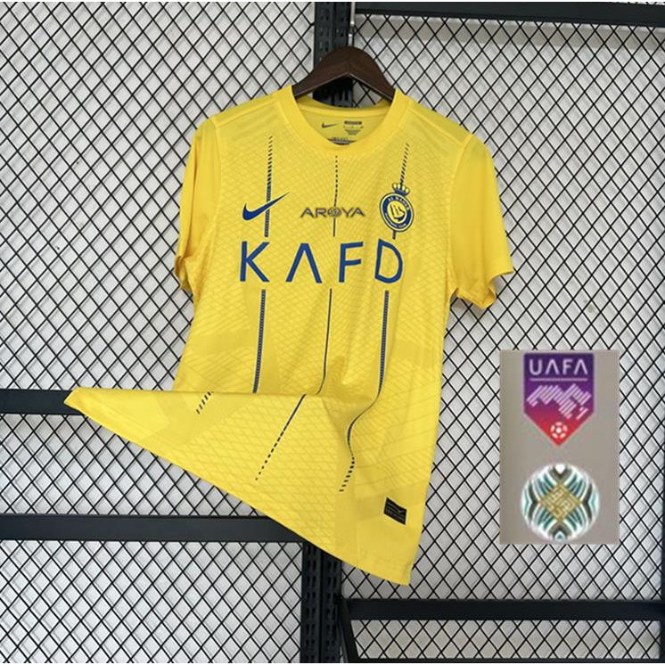 Người hâm mộ phát hành 23/24 áo bóng đá sân nhà alnassr s-4xl