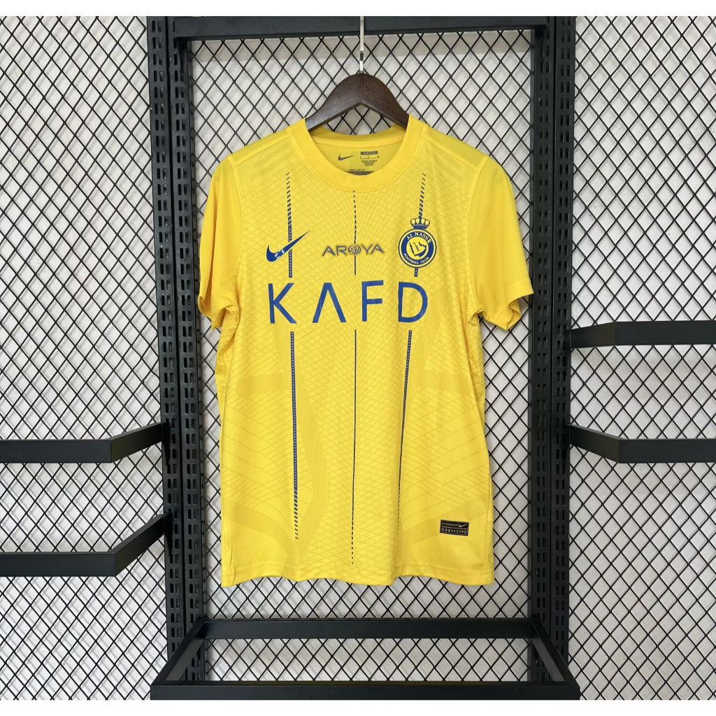 Người hâm mộ phát hành 23/24 áo bóng đá sân nhà alnassr s-4xl