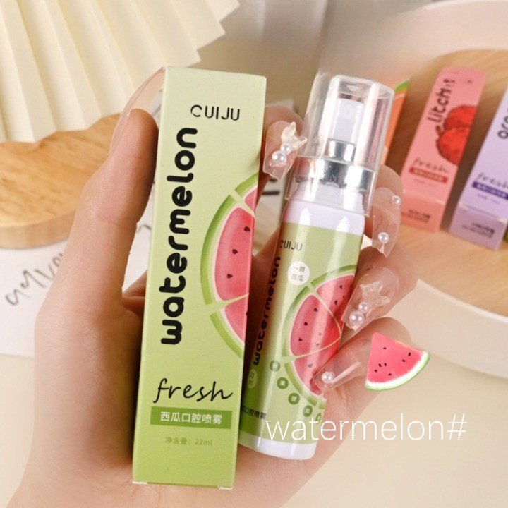 Xịt Thơm Miệng CUIJU Hoa Quả Thơm miệng sạch sẽ thơm tho MM A614