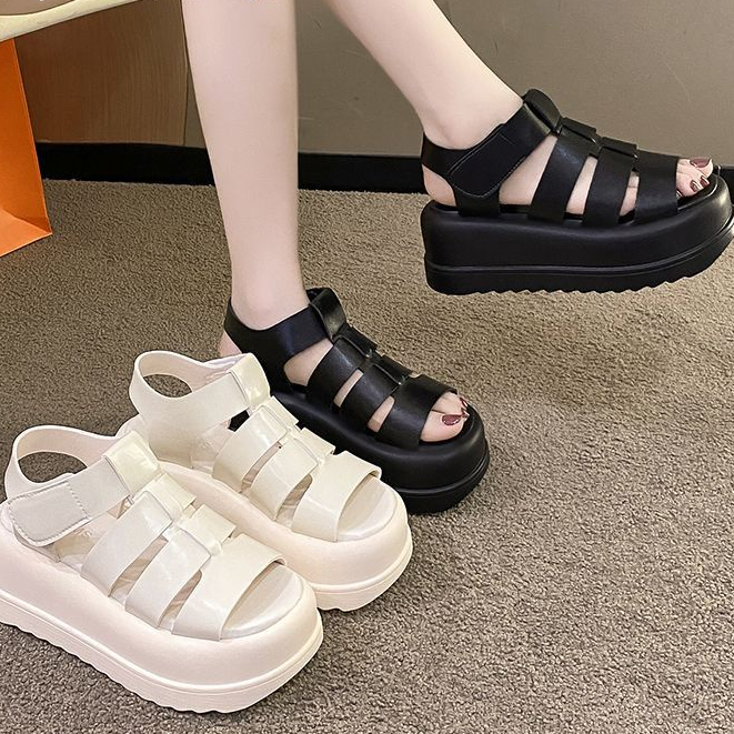 C＆S  Dép sandal nữ Hở Ngón Đế Dày Có Quai Cài 2023NEW Mùa hè Kiểu Dáng Thời Trang B98G1PZ 35Z230829