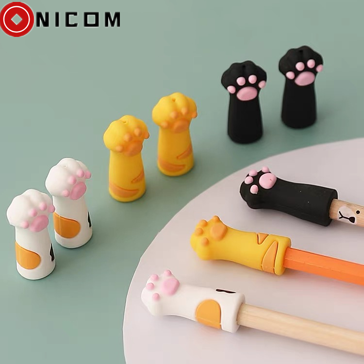 Nắp Đậy Bút Chì Mở Rộng Hình Chân Mèo Dễ Thương