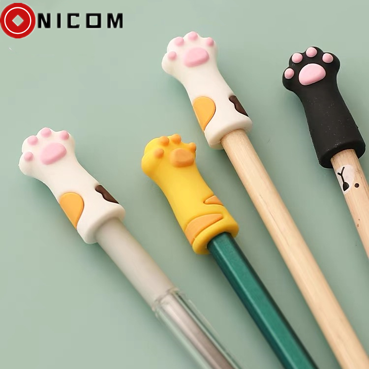Nắp Đậy Bút Chì Mở Rộng Hình Chân Mèo Dễ Thương