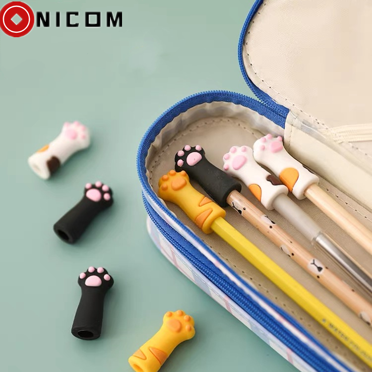 Nắp Đậy Bút Chì Mở Rộng Hình Chân Mèo Dễ Thương