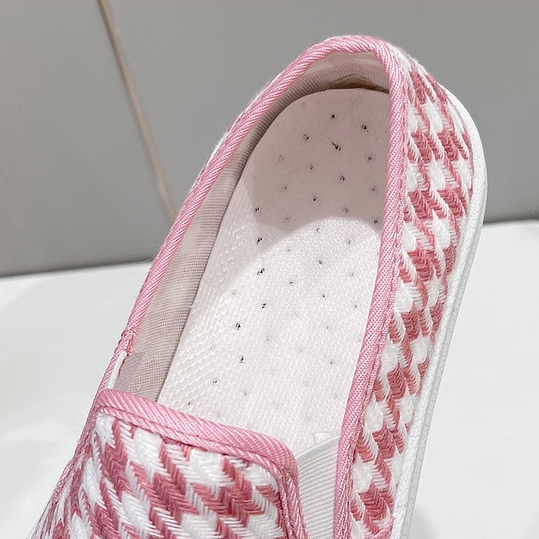 Giày Lười Nữ Vải Đế Cao Slipon Thời Trang Hàn Quốc Mới Canvas Thoáng Khí Thoải Mái TTN055