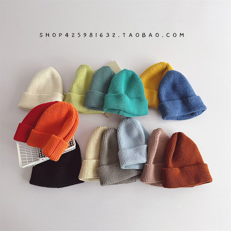 Mũ Len Dệt Kim Che Tai Chống Gió Giữ Ấm Mùa Thu Đông Dễ Thương Cho Bé Trai Và Gái