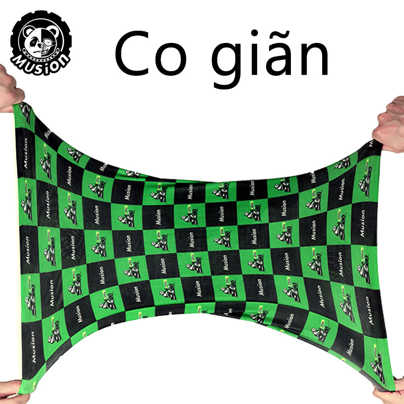 Khăn ống Musion Fancy Swirl đa năng chống bụi chống tia UV thấm hút mồ hôi khi hoạt động ngoài trời