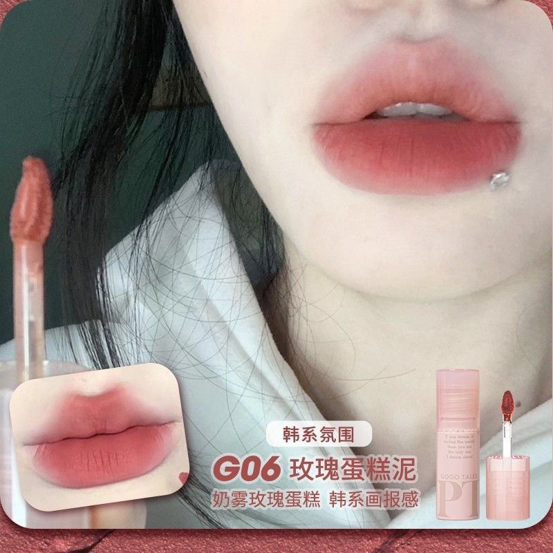 Gogotales Son Môi Tông Màu Lì Thời Trang Mùa Thu Cho Nữ gt464 maillard